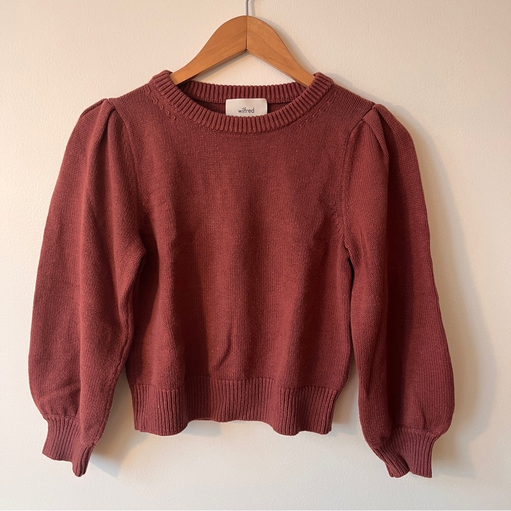 Wilfred Brick Red Seabrook Sweater